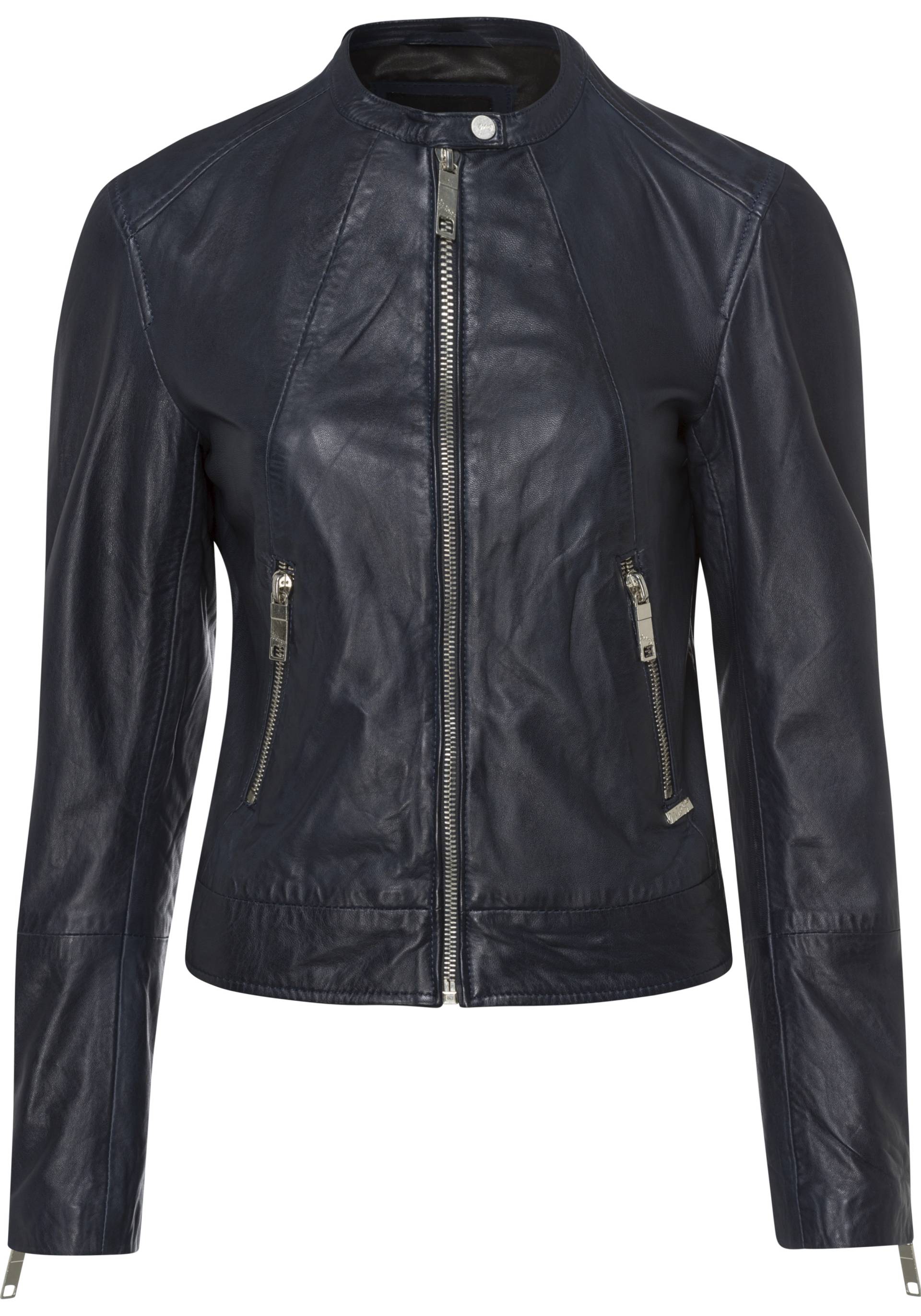 Maze Lederjacke, mit im klassischen Look, mit formgebenden Nähten Maze Lederjacke, mit im klassischen Look, mit formgebenden Nähten von Maze