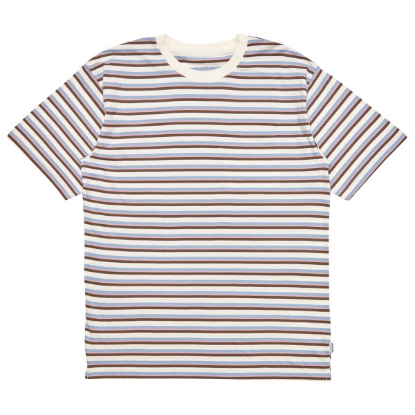 Mazine - Fine Striped T - T-Shirt Gr L grau von Mazine