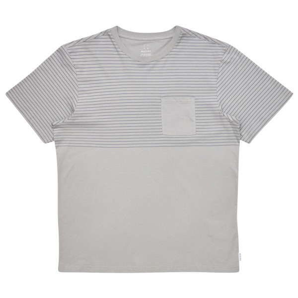 Mazine - Halfway Striped T - T-Shirt Gr L grau von Mazine