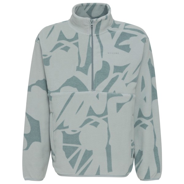 Mazine - Nash Printed Fleece Half Zip - Fleecepullover Gr M grau von Mazine