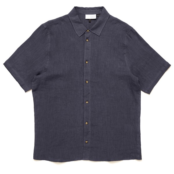 Mazine - Shortsleeve Linen Shirt - Hemd Gr L grau von Mazine