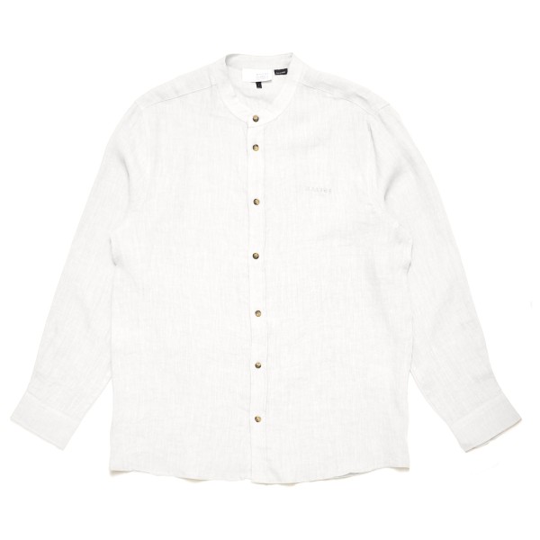 Mazine - Stand Collar Linen Shirt - Hemd Gr M weiß von Mazine