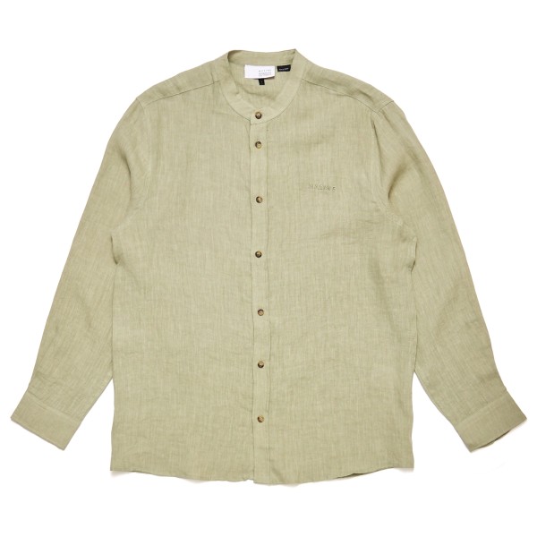 Mazine - Stand Collar Linen Shirt - Hemd Gr XXL beige von Mazine