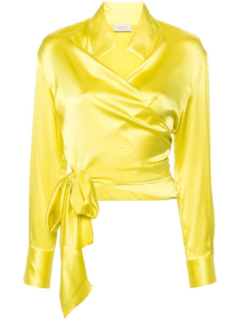 Mazzarelli Frida blouse - Yellow von Mazzarelli