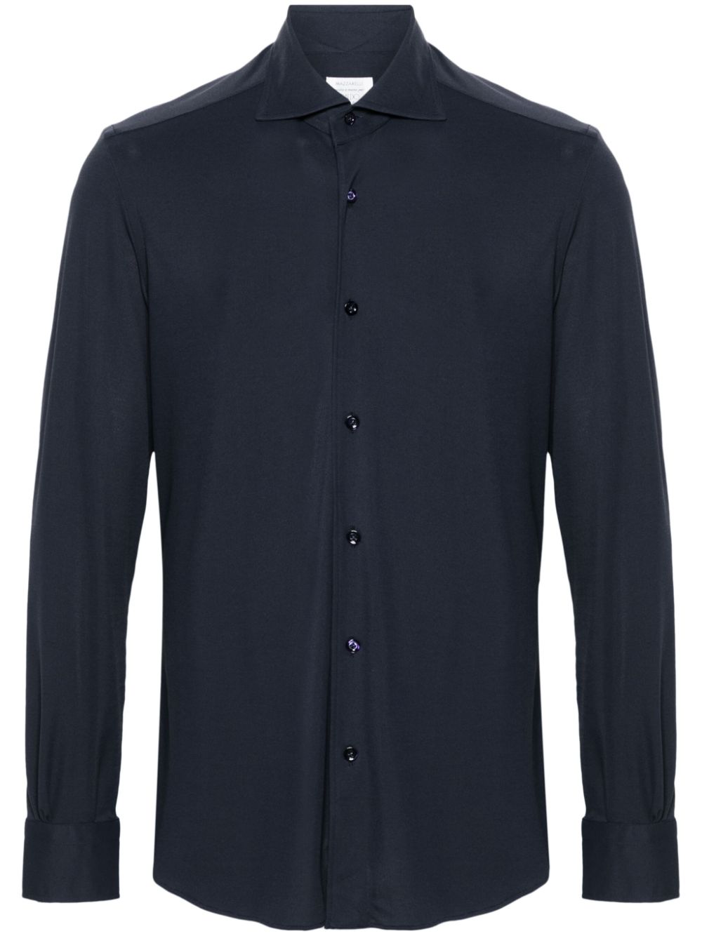 Mazzarelli canvas shirt - Blue von Mazzarelli