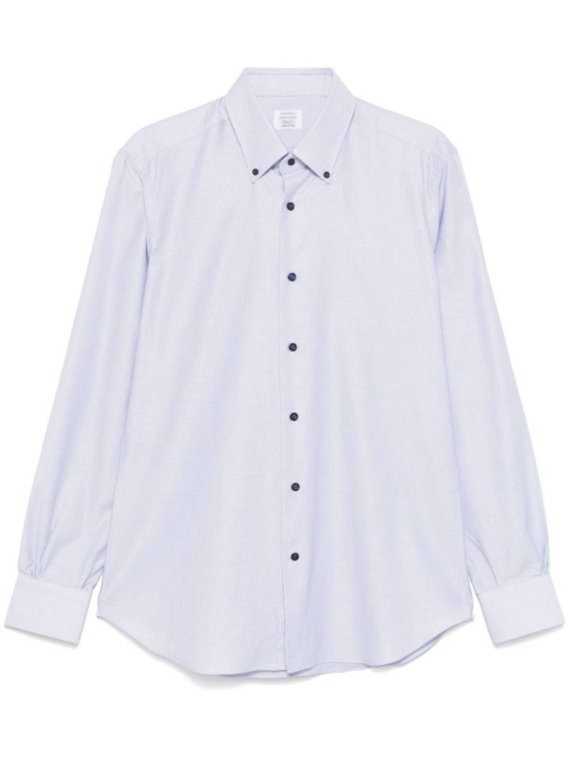 Mazzarelli cotton shirt - Blue von Mazzarelli