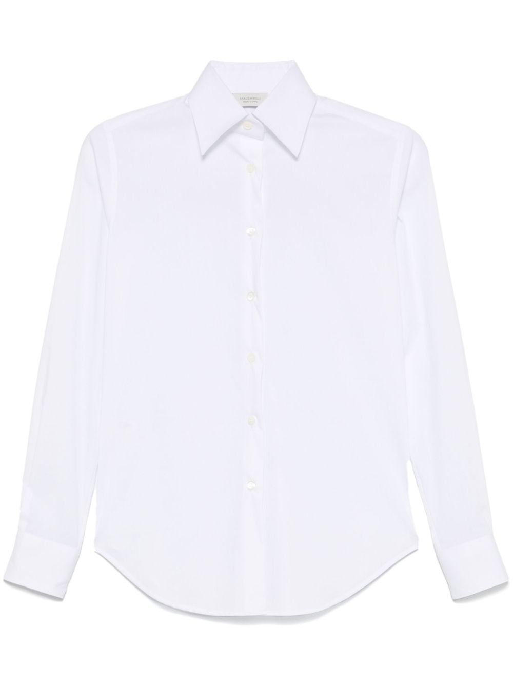 Mazzarelli long-sleeve shirt - White von Mazzarelli