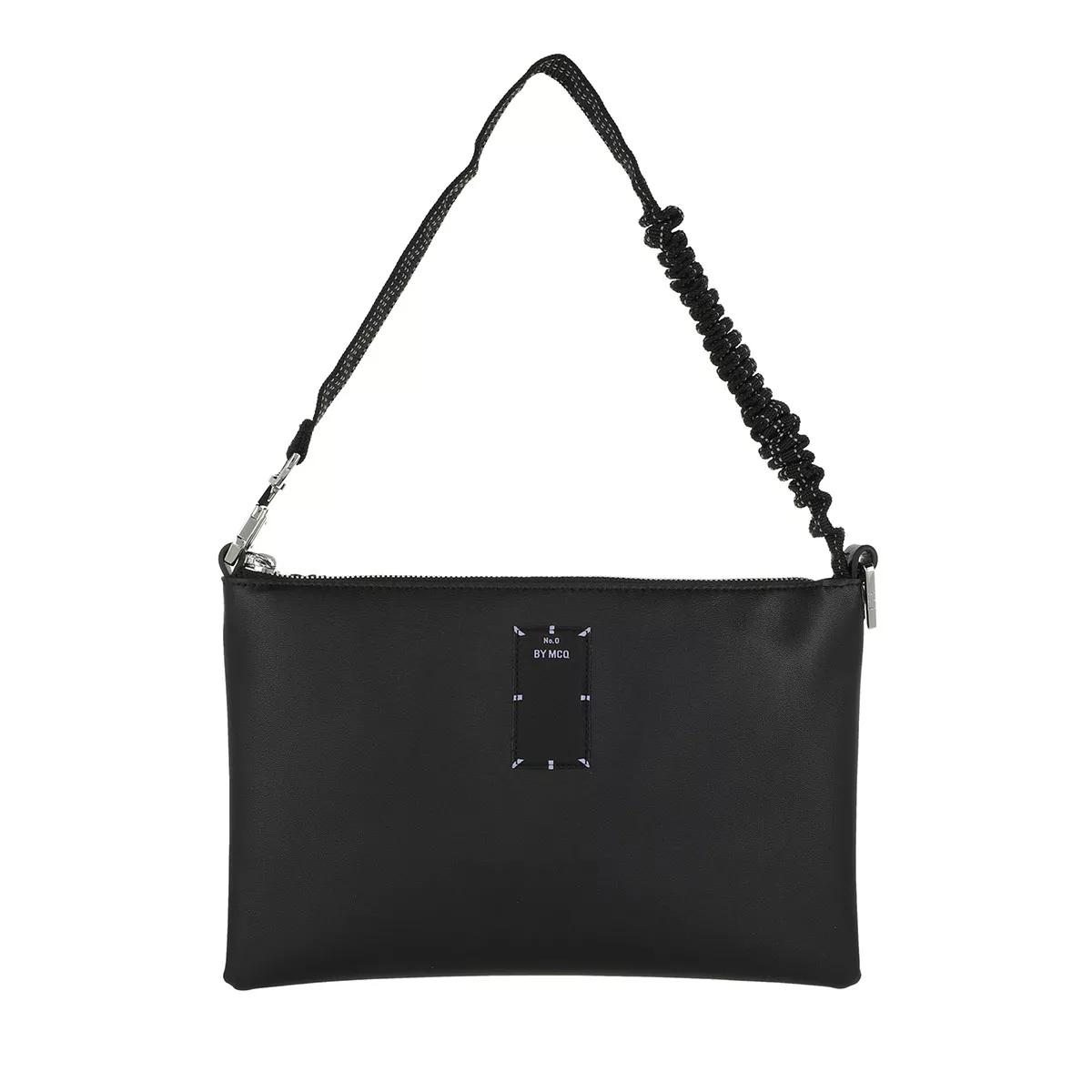 McQ Henkeltasche - Ic-0 Pouch Shoulder Recycled - Gr. unisize - in Schwarz - für Damen von McQ