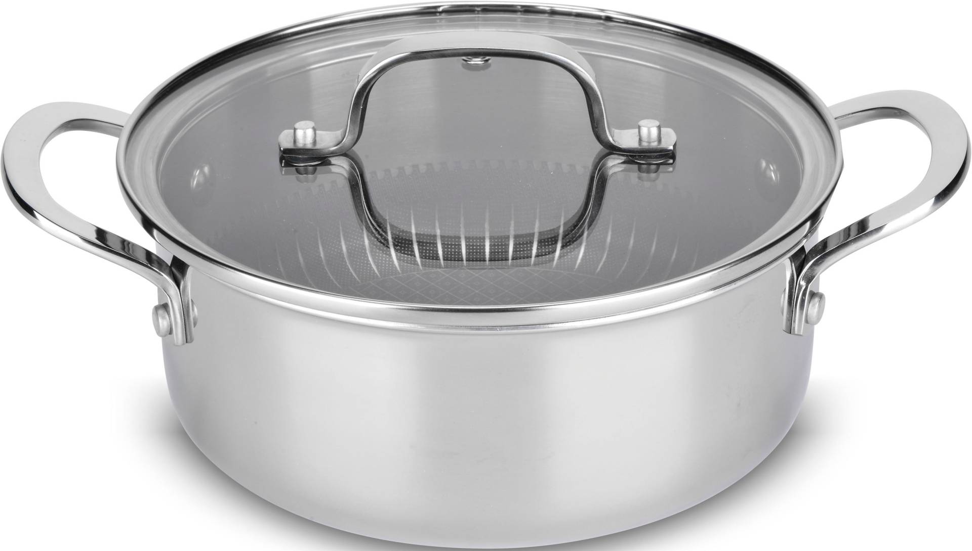 MediaShop Kochtopf »Titan Pot«, Edelstahl-Aluminium, 2,3 Liter, Induktion von MediaShop