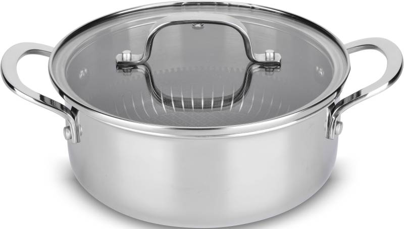 MediaShop Kochtopf »Titan Pot«, Edelstahl-Aluminium, 2,3 Liter, Induktion von MediaShop