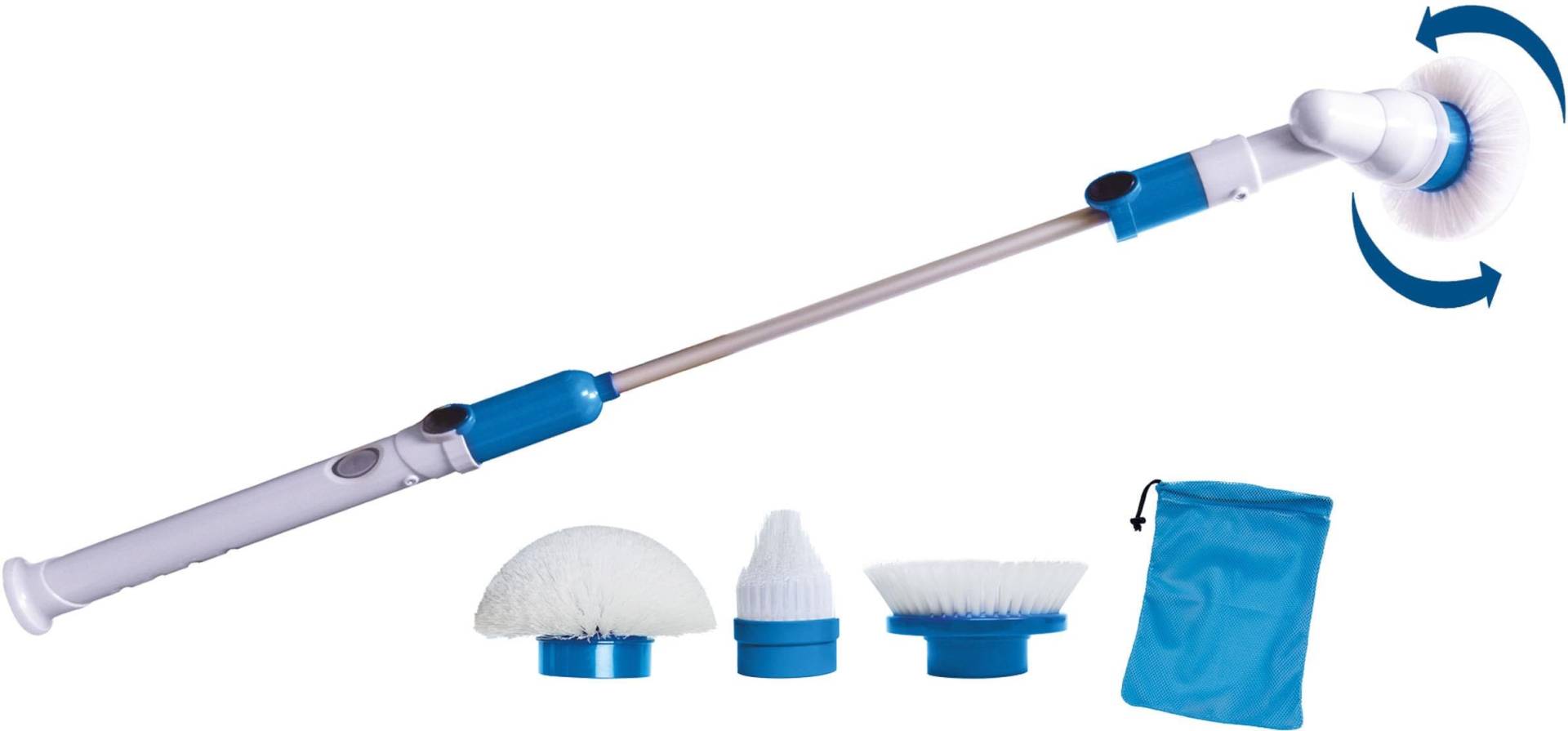 MediaShop Reinigungsbürste »HURRICANE SPIN SCRUBBER«, Set, 7 St., aus Kunststoff-Silikon von MediaShop