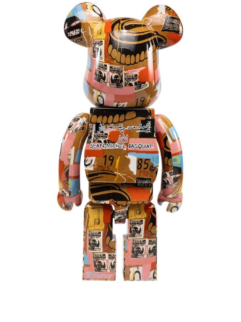 MEDICOM TOY x Andy Warhol x Jean Michel Basquiat BE@RBRICK figure - Orange von MEDICOM TOY