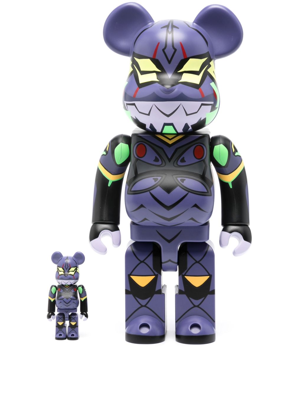 MEDICOM TOY x Evangelion BE@RBRICK figure set - Purple von MEDICOM TOY