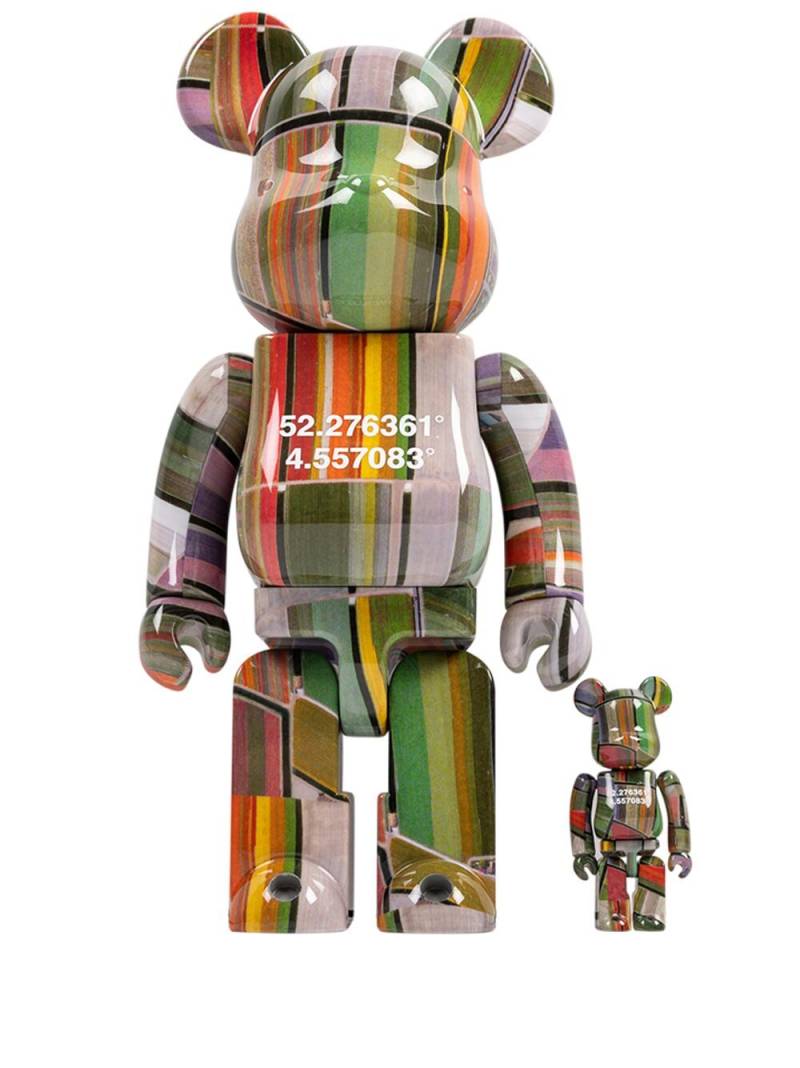 MEDICOM TOY x Benjamin Grant Overview Lisse BE@RBRICK 100% and 400% figure set - Green von MEDICOM TOY