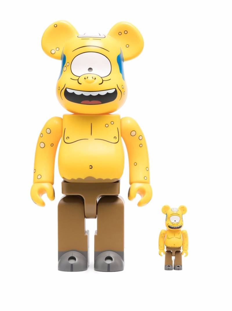 MEDICOM TOY The Simpsons Cyclops BE@RBRICK 100% and 400% figure set - Yellow von MEDICOM TOY