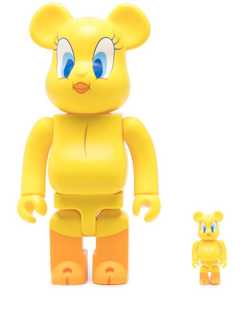 MEDICOM TOY BE@RBRICK Tweety 100% and 400% figure set - Yellow von MEDICOM TOY