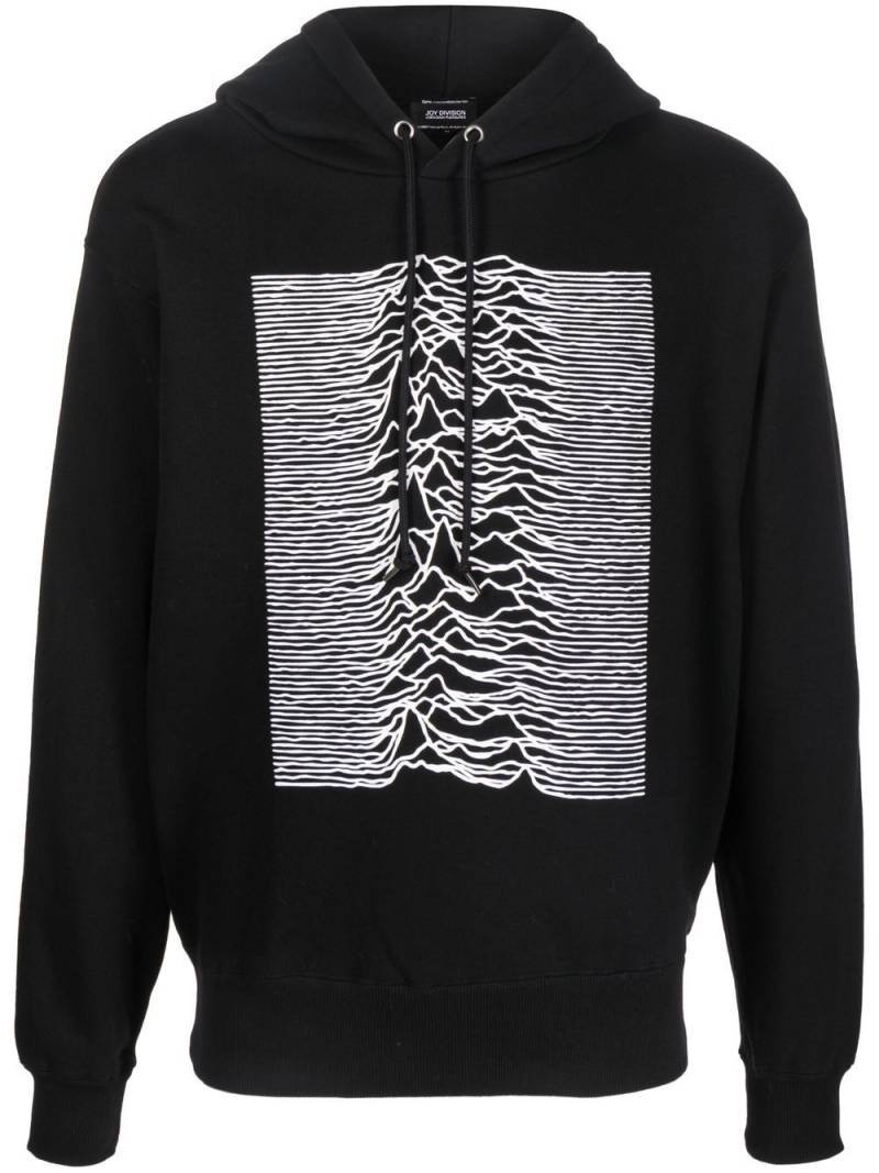 MEDICOM TOY Joy Division drawstring hoodie - Black von MEDICOM TOY