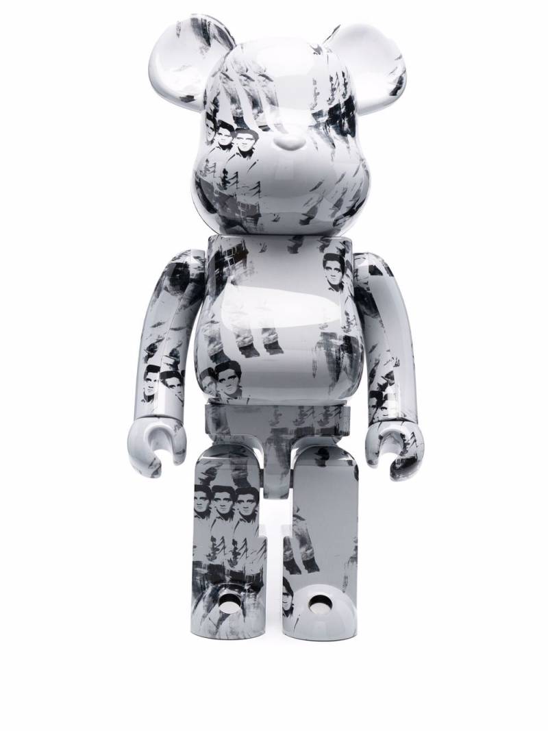 MEDICOM TOY x Andy Warhol Elvis BE@RBRICK figure - Grey von MEDICOM TOY