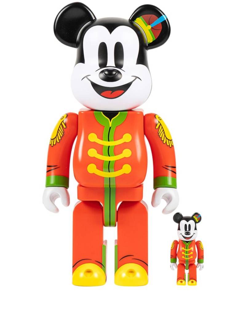 MEDICOM TOY x Disney Mickey Mouse BE@RBRICK "The Band Concert" 100% and 400% figure set - Red von MEDICOM TOY