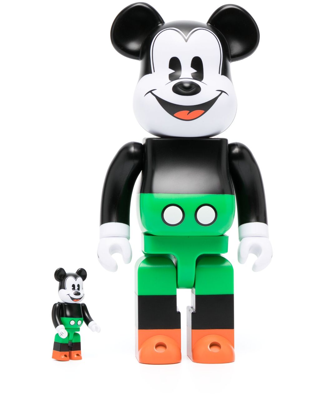 MEDICOM TOY x Mickey Mouse BE@RBRICK 100% and 400% figure set - Black von MEDICOM TOY