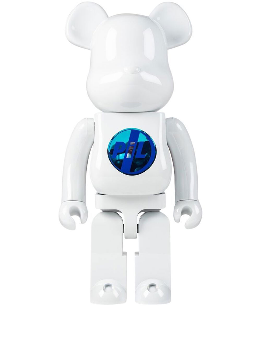 MEDICOM TOY x Public Image Limited Chrome BE@RBRICK 1000% figure - White von MEDICOM TOY