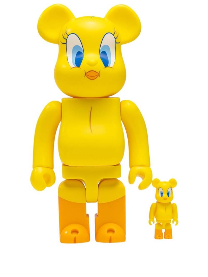 MEDICOM TOY x Warner Bros BE@RBRICK Tweety 100% and 400% figure set - Yellow von MEDICOM TOY