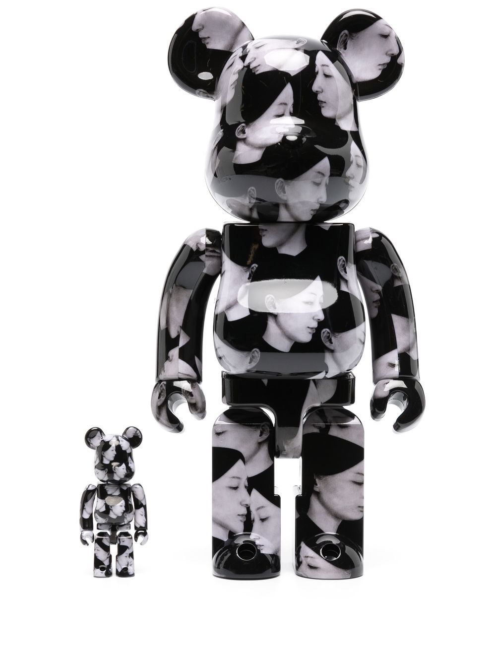 MEDICOM TOY x Yohji Yamamoto x Suzume Uchida Multiple Selves BE@RBRICK figure set - Black von MEDICOM TOY