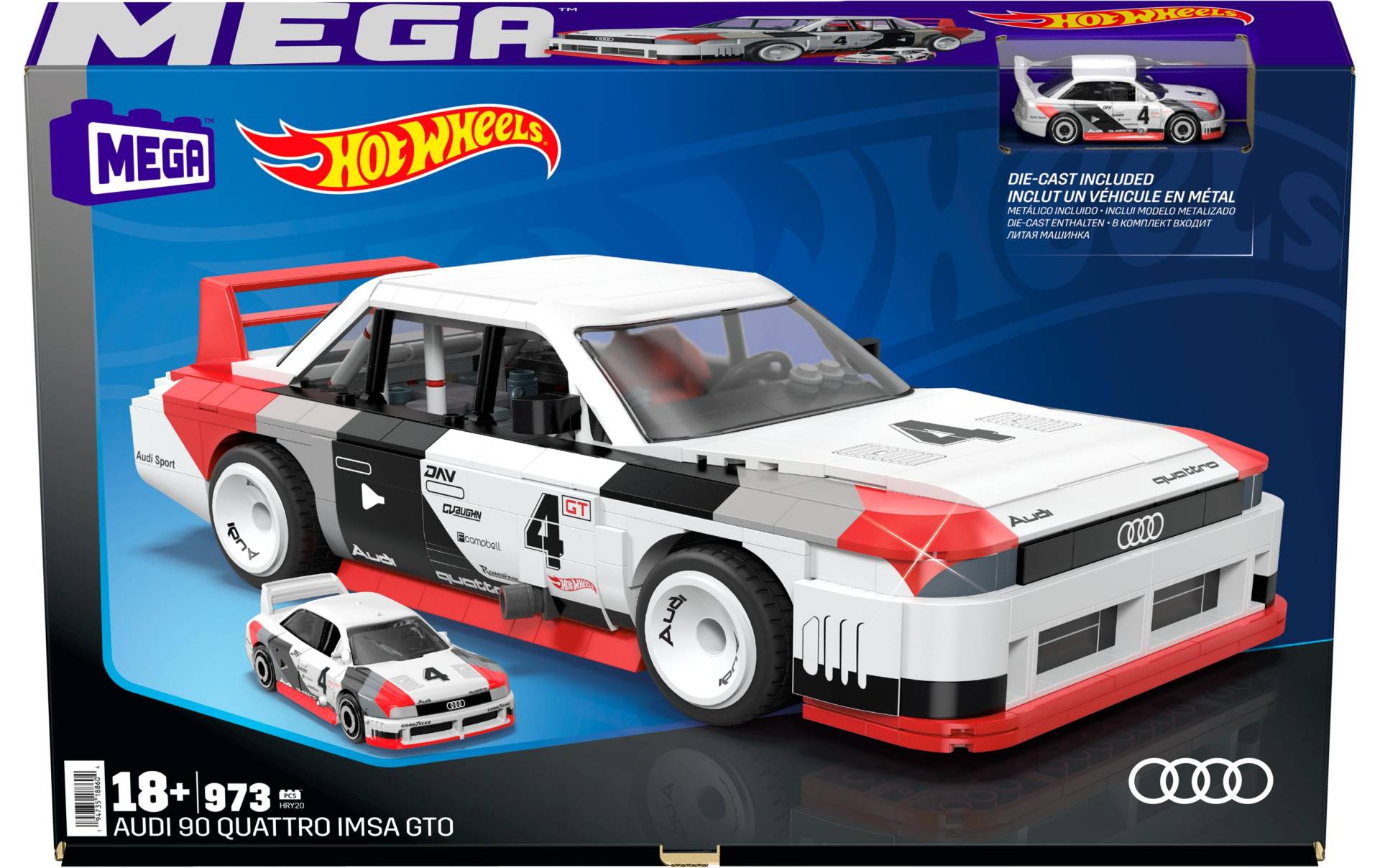 MEGA Modellauto »Hot Wheels Collector Audi«, (973 tlg.) von Mega