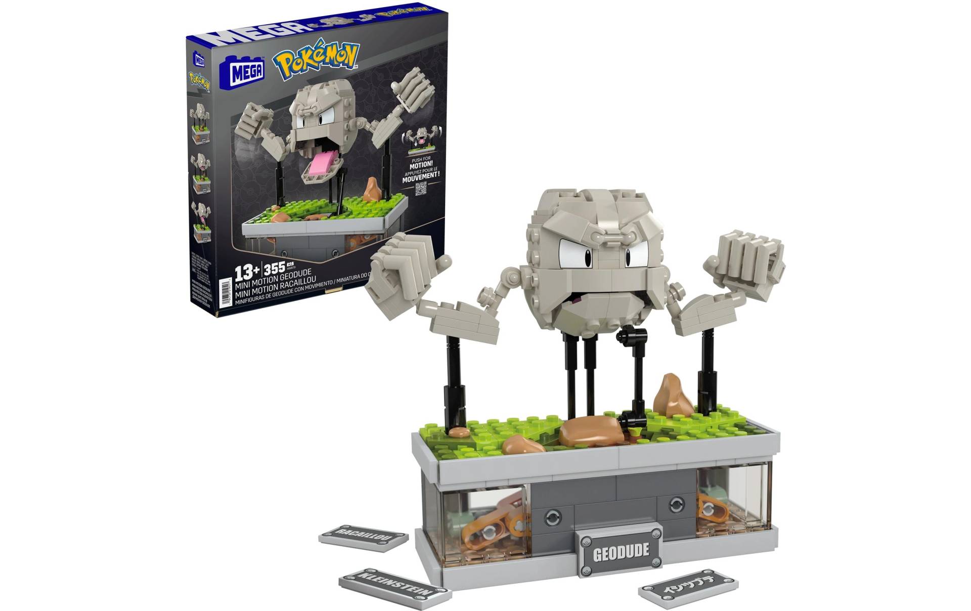 MEGA Spielfigur »Construx Pokémon Mini Motion Kleinstein«, (354 tlg.) von Mega