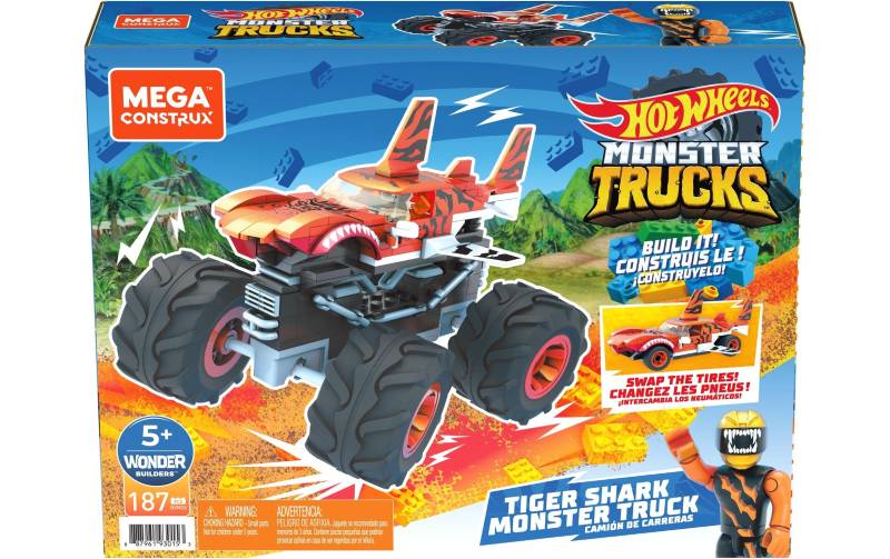 MEGA Spielzeug-Monstertruck »Mega Construx Hot Wheels Monster Trucks«, (186 tlg.) von Mega