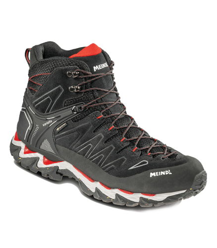 Meindl Lite Hike GTX Herren Multifunktionsschuh - schwarz/rot (Grösse: 10.5 (45)) von Meindl