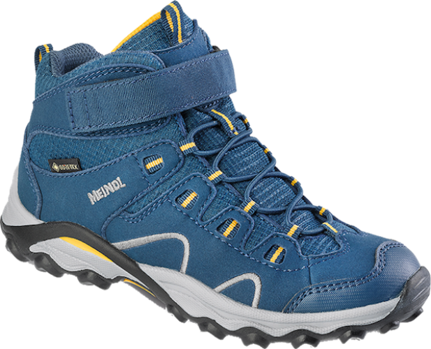 Meindl Wanderschuh Lucca Mid GTX Kinder - octane/mais (Grösse: 33) von Meindl