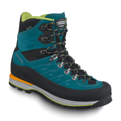 Meindl Piz Boval GTX Herren Bergschuh - petrol/lemon (Grösse: 10.5 (45)) von Meindl