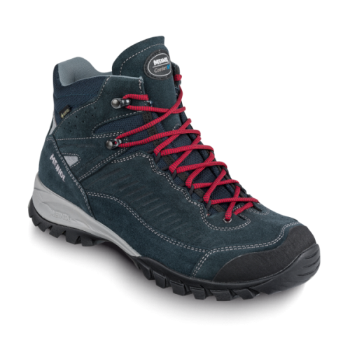 Meindl Wanderschuh Salo Mid GTX Herren - marine/rot (Grösse: 10 (44.5)) von Meindl