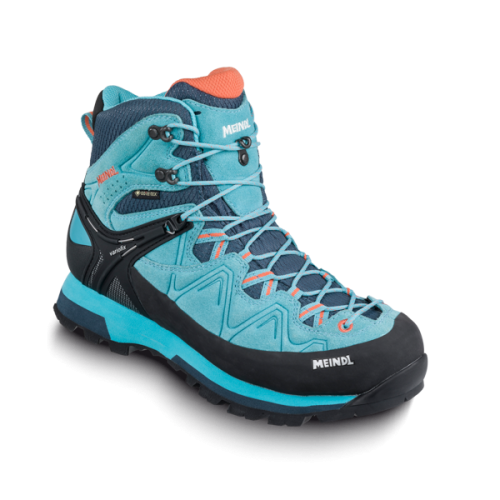 Meindl Trekkingschuh Tonale GTX Damen - hellblau/orange (Grösse: 4.5 (37.5)) von Meindl