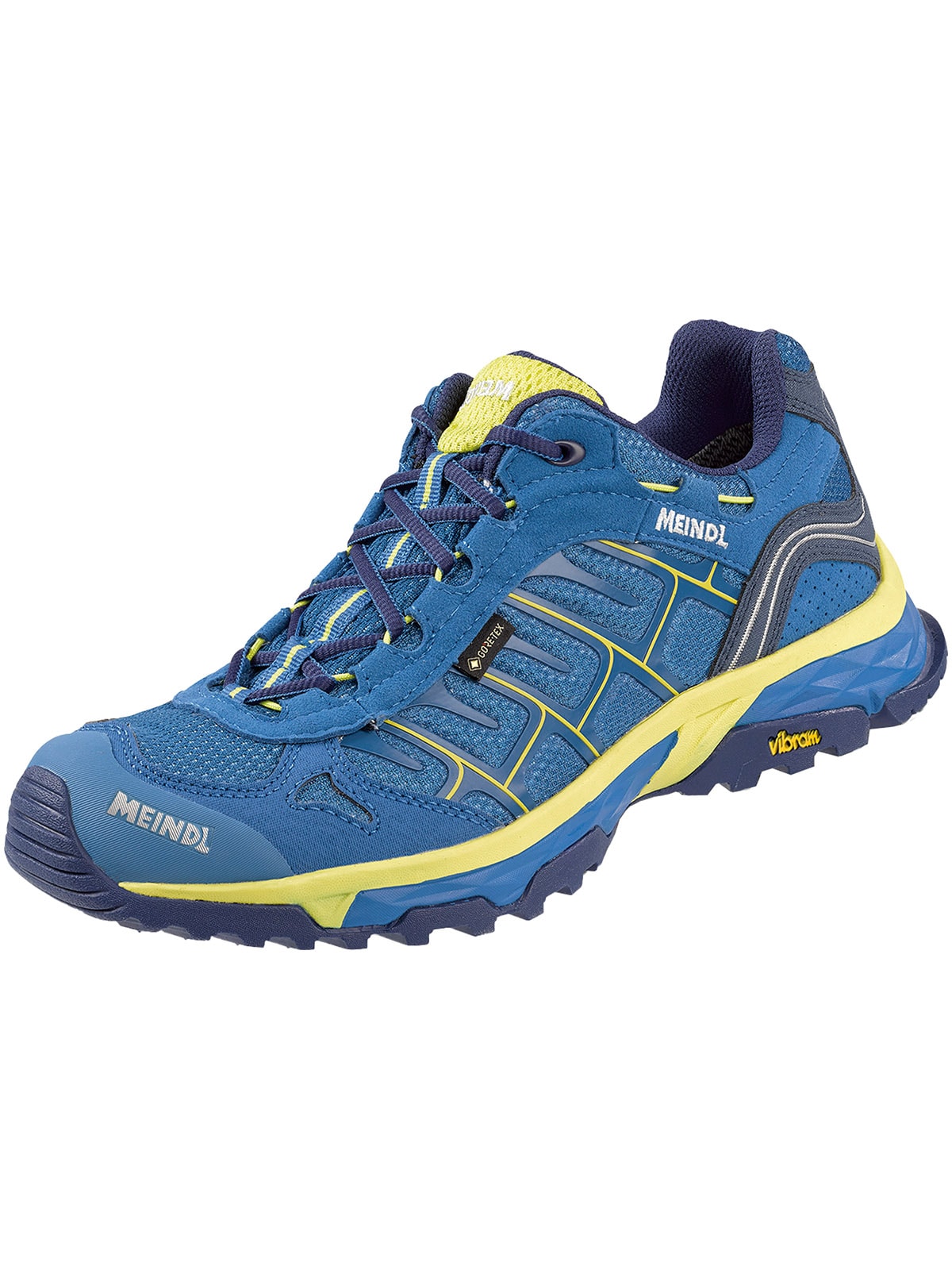 Meindl Wanderschuh »Meindl Finale GTX blau/gelb«, GORE-TEX® – Winddicht, wasserdicht und atmungsaktiv von Meindl