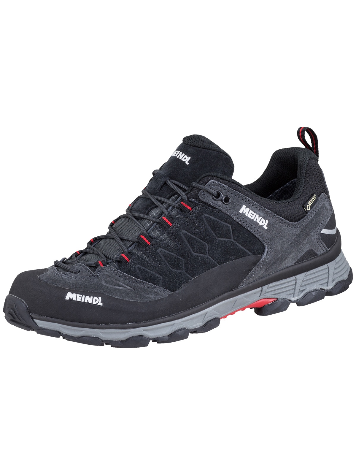 Meindl Wanderschuh »Meindl Kite Trail GTX anthrazit/rot«, Comfort fit® mehr Platz im Vorfussbereich und festen Halt in der Ferse von Meindl