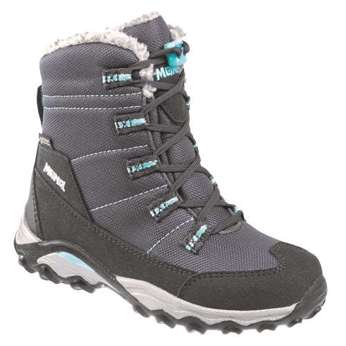 Meindl Yolup Junior GTX Winterschuh Kinder - graphit/türkis (Grösse: 30) von Meindl