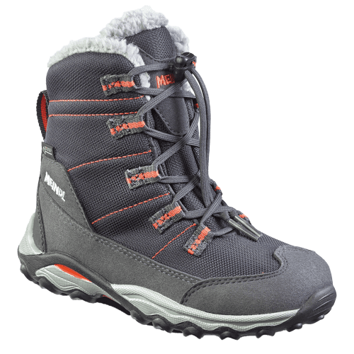 Meindl Yolup Junior GTX Winterschuh Kinder - schwarz/orange (Grösse: 26) von Meindl