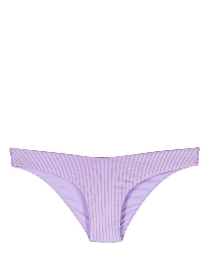 Melissa Odabash Montreal ribbed bikini bottoms - Purple von Melissa Odabash