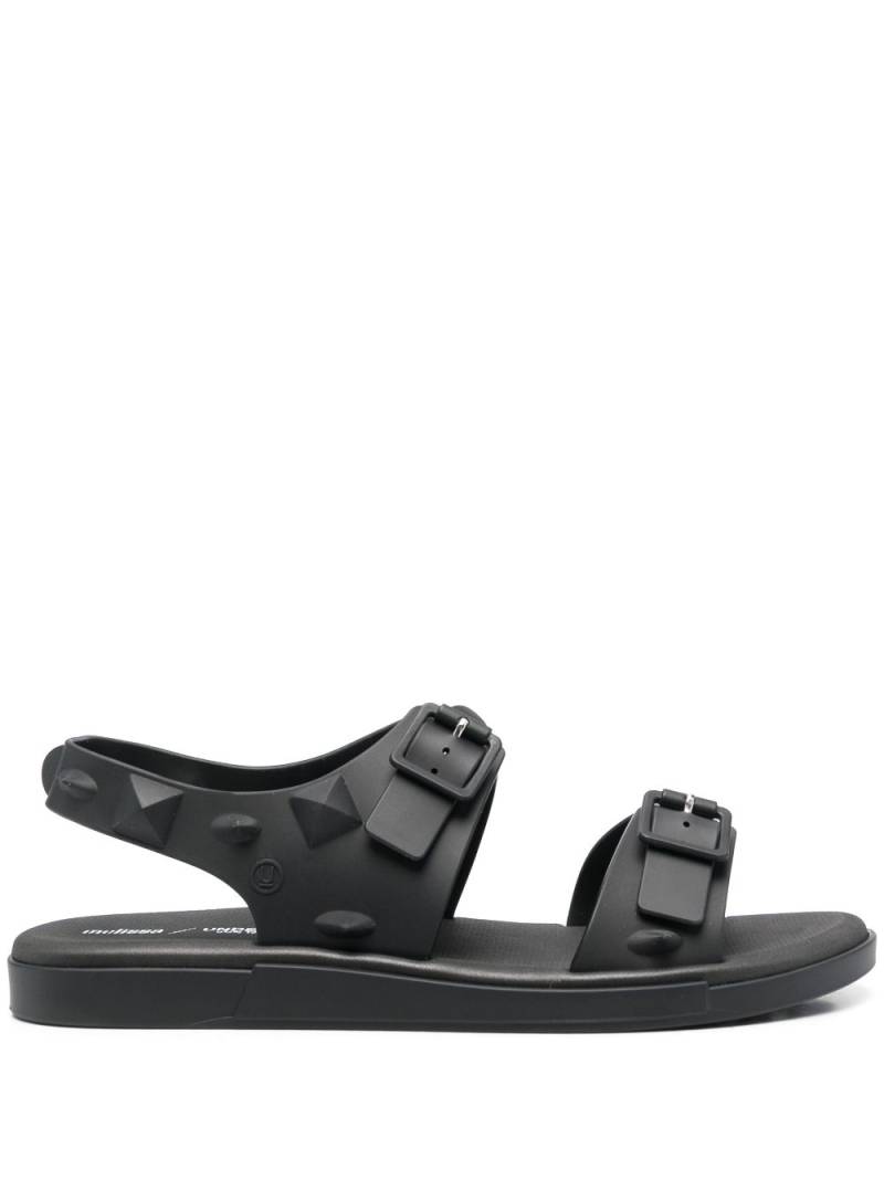 Melissa x Undercover spike-stud flat sandals - Black von Melissa x Undercover