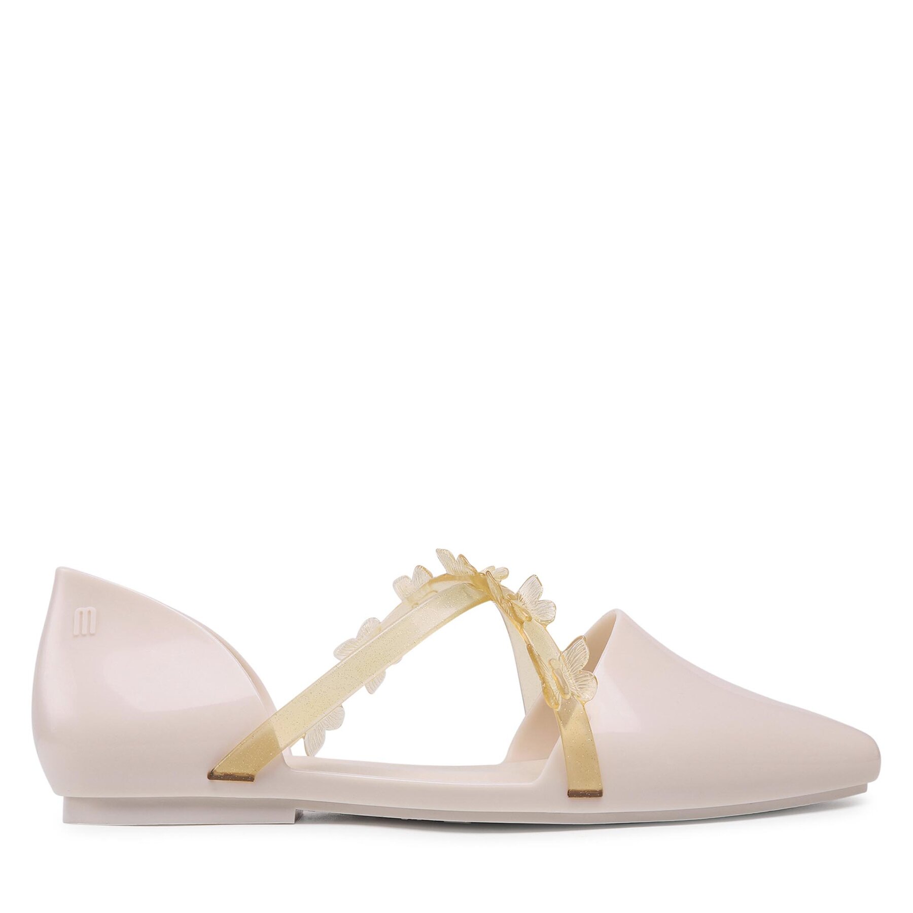 Halbschuhe Melissa Pointy Striple Fly Ad 33638 Beige von Melissa