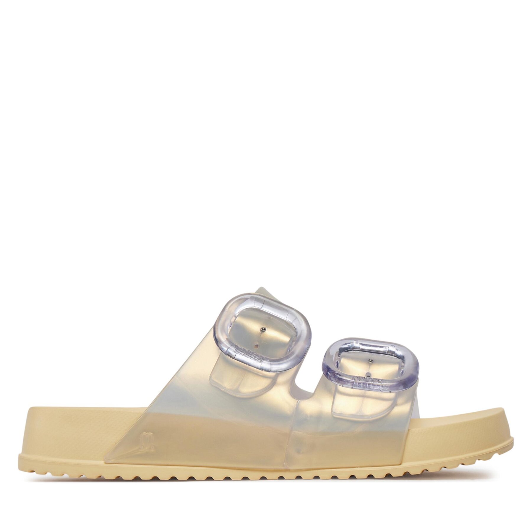 Pantoletten Melissa Mini Melissa Cozy Slide Inf 35685 Gelb von Melissa