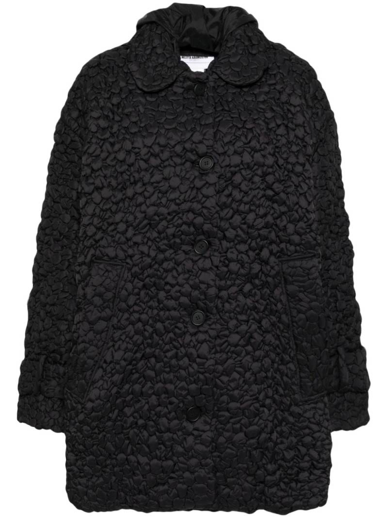 Melitta Baumeister bubbly quilted oversized jacket - Black von Melitta Baumeister