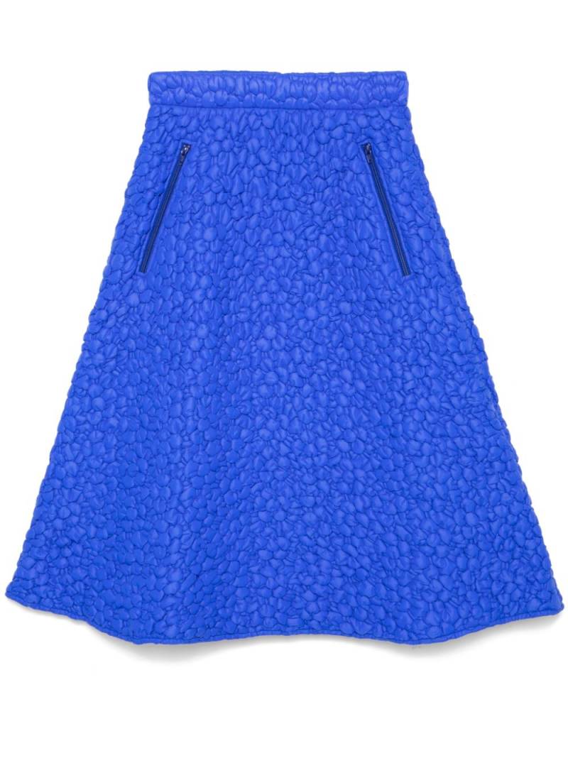 Melitta Baumeister quilted A-line skirt - Blue von Melitta Baumeister