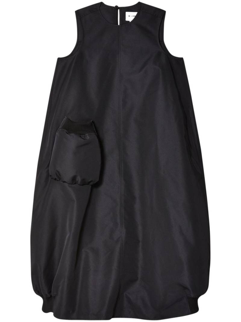 Melitta Baumeister sleeveless bomber dress - Black von Melitta Baumeister