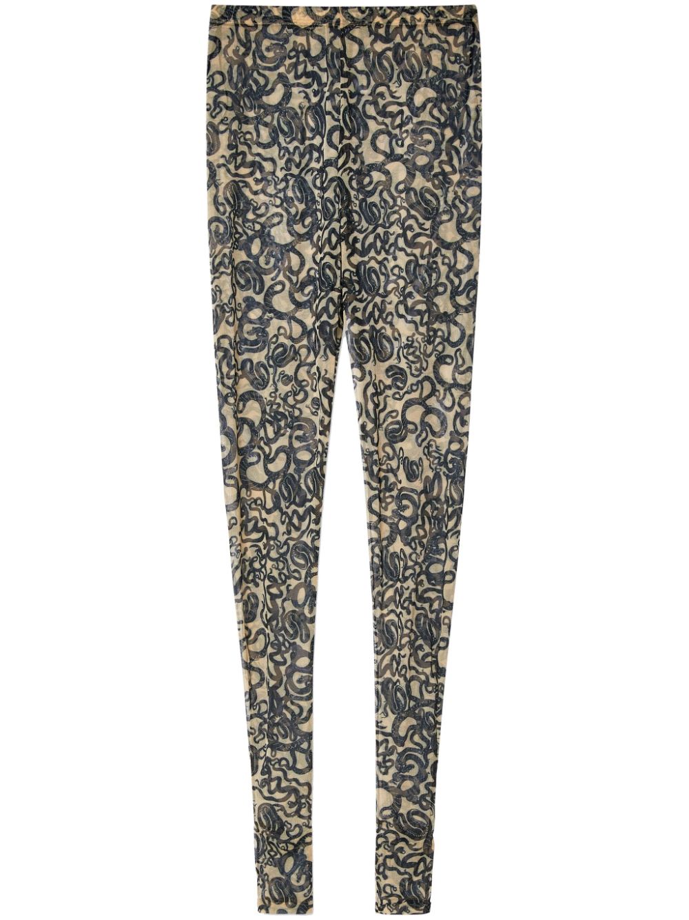 Melitta Baumeister snake-tattoo leggings - Neutrals von Melitta Baumeister