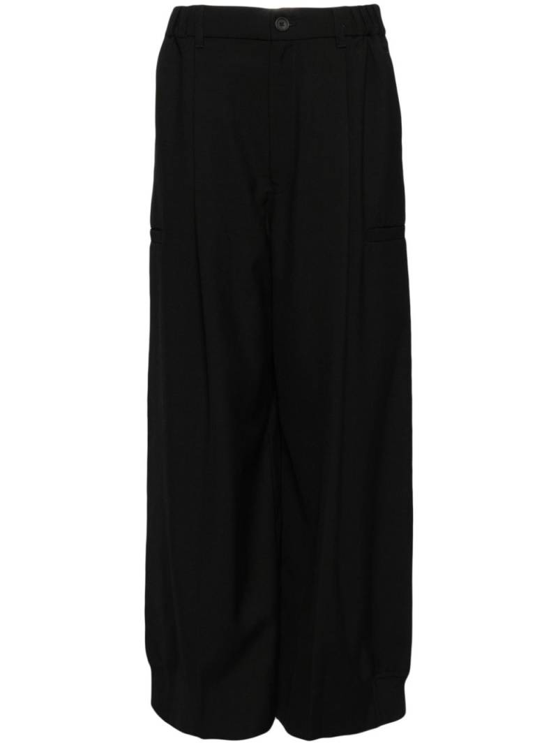 Melitta Baumeister wide-leg trousers - Black von Melitta Baumeister