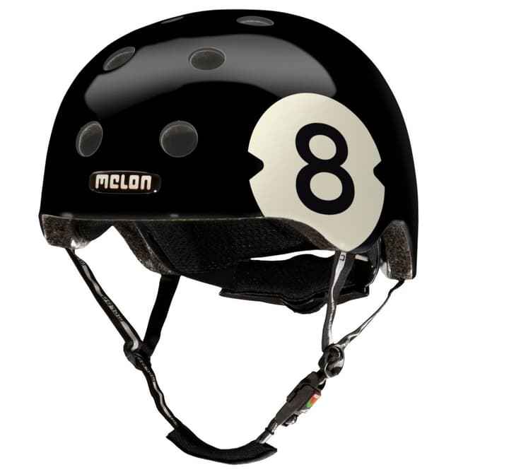 Melon 8 Ball Velohelm schwarz von Melon