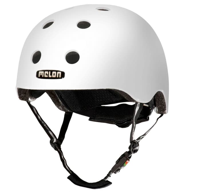 Melon Brightest matte Velohelm weiss von Melon